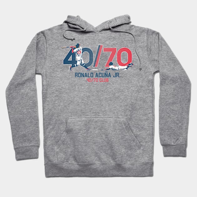 Ronald Acuna Jr. 40/70 Hoodie by KraemerShop